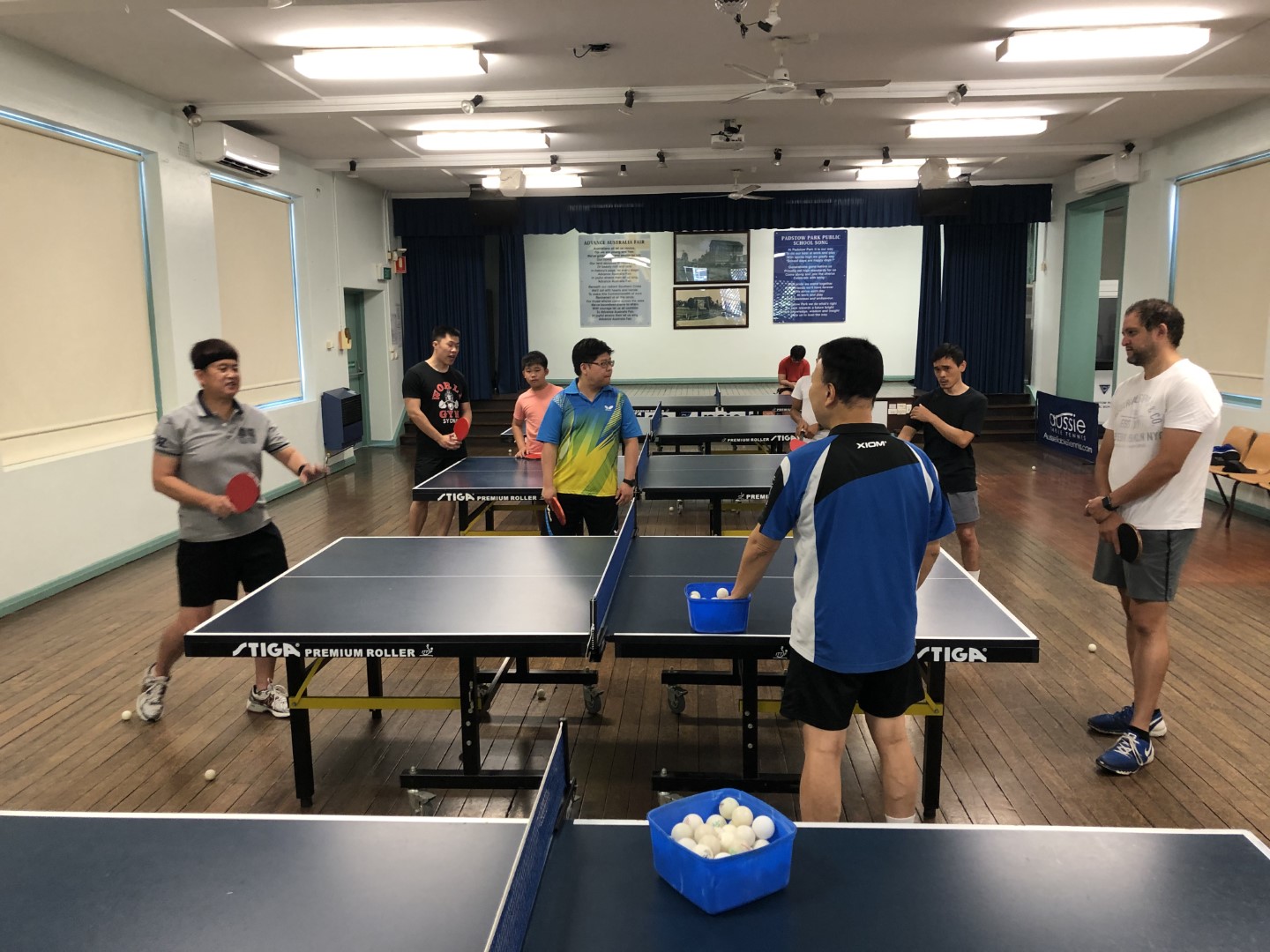 Table Tennis Squad Training